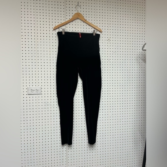 Spanx Black Velvet Leggings - Picture 3 of 5